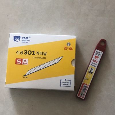 comprare Piccolo coltello da 9 mm di sostituzione in acciaio tagliato con precisione fabbricazione online