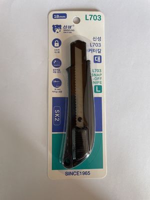 comprare Ergonomico ABS Lega 18mm Coltello Utility Custom Blade Guard 100Mm Drop Point Blade fabbricazione online