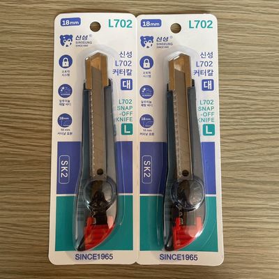 comprare Coltello da 18 mm 12 cm 9 cm 6 pollici 5,5 pollici Lame Meccanismo di blocco di protezione Maniglia nera Coda rossa fabbricazione online