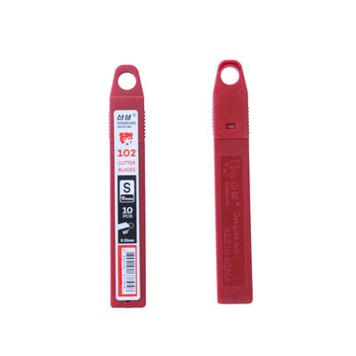 comprare 9mm Snap Off Box Cutter Blade SK2 in acciaio ad alto tenore di carbonio fabbricazione online