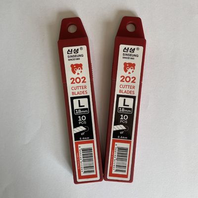 comprare Cartone argento grande Sinseung L202 18mm Snap-Off sostituzione lama fabbricazione online