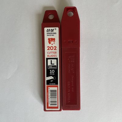 comprare Lame da coltello da 18 mm, lame da rasoio da taglio con spessore di 0,4 mm fabbricazione online