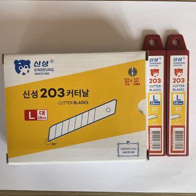 comprare 18mm Snap Off Blade Knife Sinseung L203 0,5mm 60° angolo fabbricazione online