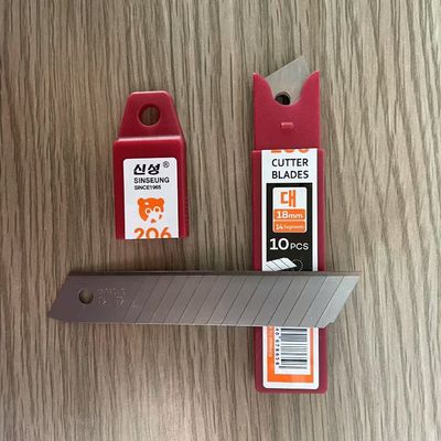 comprare Lame da taglio in argento da 18 mm con spessore di 0,5 mm e angolo di 60° fabbricazione online