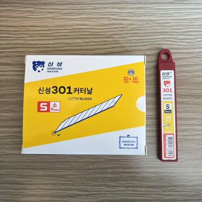 comprare 9mm Cutter Blades Silver Refill Blades 9mm Larghezza per il taglio professionale di pellicole per auto fabbricazione online