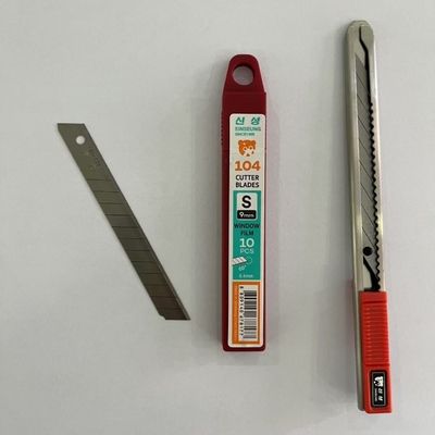 comprare 9mm Snap-off Blade Materiale in acciaio ad alto tenore di carbonio per prestazioni durature fabbricazione online