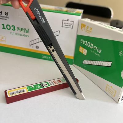 comprare 9mm Cutter Blades Silver and Versatile for Various Cutting Needs fabbricazione online