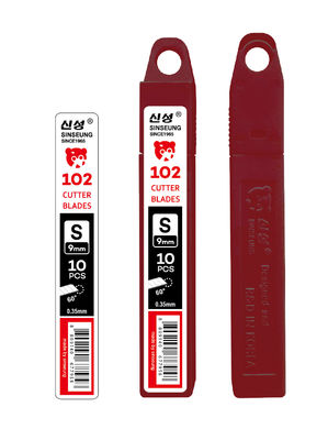 Coltello a scatto da 60 gradi, spessore 0,35 mm, strumento per il taglio della carta da parati