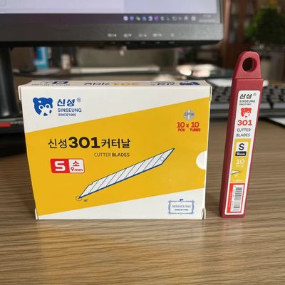 SK2 Acciaio al carbonio 9mm Snap Off Blade Replacements 9 Segmenti 0.38mm Blade