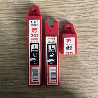 8 segmenti lame da taglio da 18 mm angolo 60° spessore 0,5 mm prestazioni di taglio