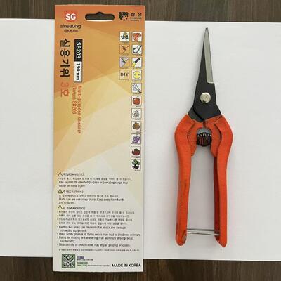 Forbici coreane con manico in plastica Durezza HRC58-59 per prestazioni di taglio in vari campi professionali